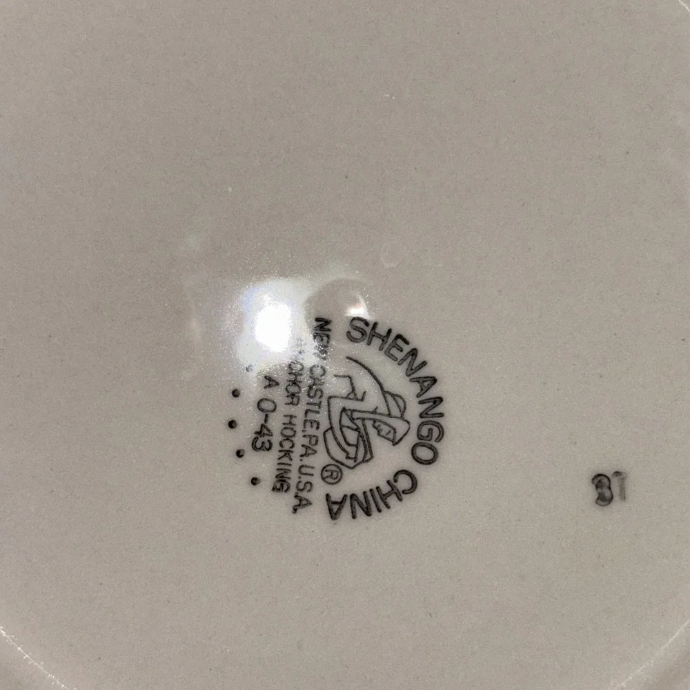 Vintage SHENANGO CHINA Salad Bowl Set Of 4 Made In USA 9